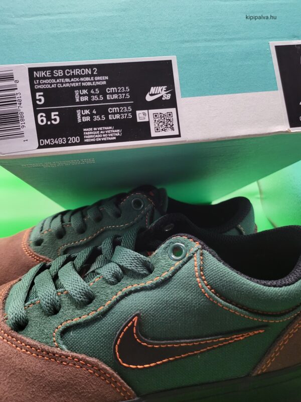 NIKE.SB CHRON 2 - Chocolate / Black / Green (DM3493 200) - Image 8