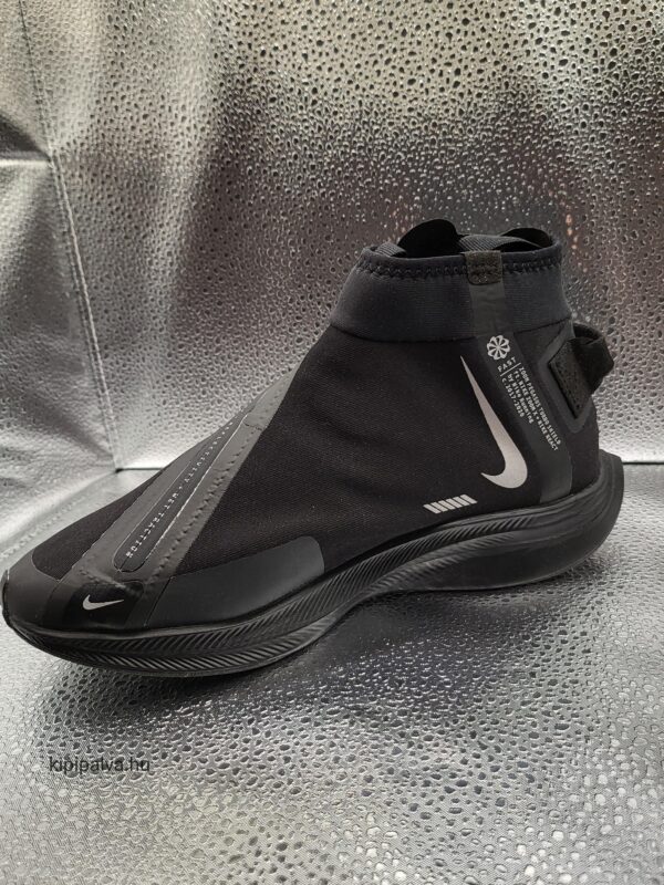 Nike Zoom Pegasus Turbo Shield "Black & Metallic Silver" - Image 9