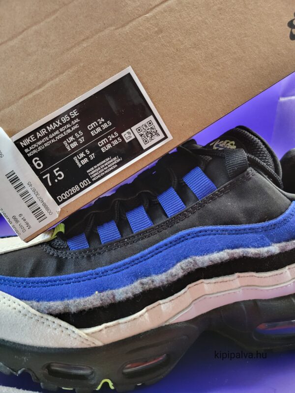Nike Air Max 95 Black Game Royal - Image 2