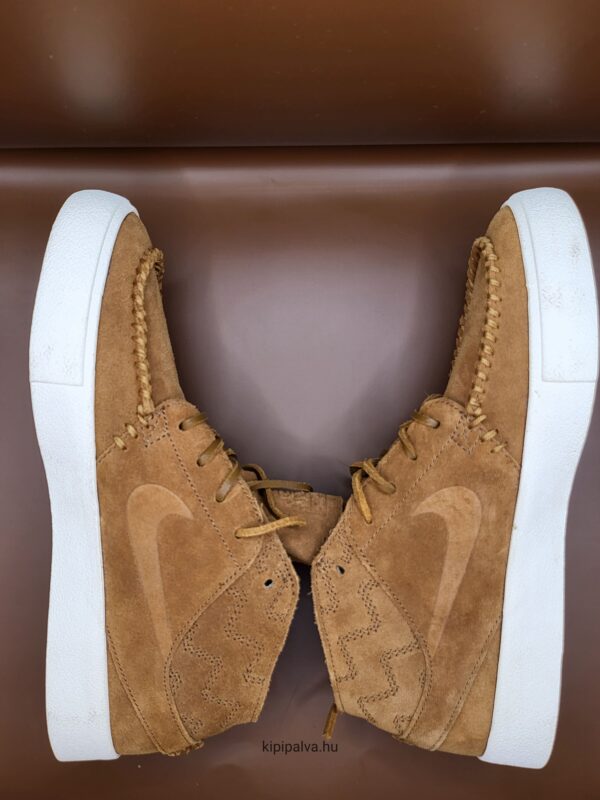 Nike Zoom Stefan Janoski Mid Crafted SB 'Light British Tan' - Image 8