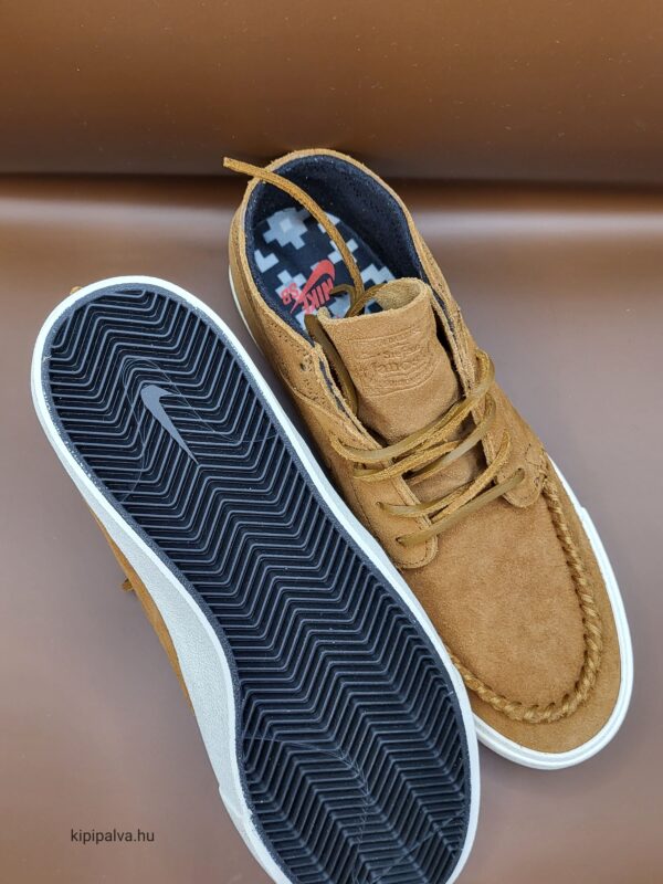 Nike Zoom Stefan Janoski Mid Crafted SB 'Light British Tan' - Image 5