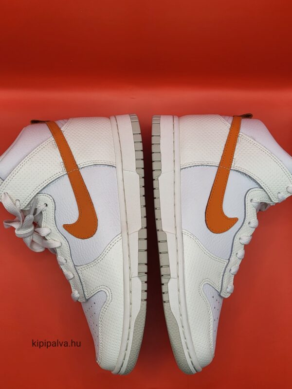 Nike Dunk High "White/ MagmaOrange"