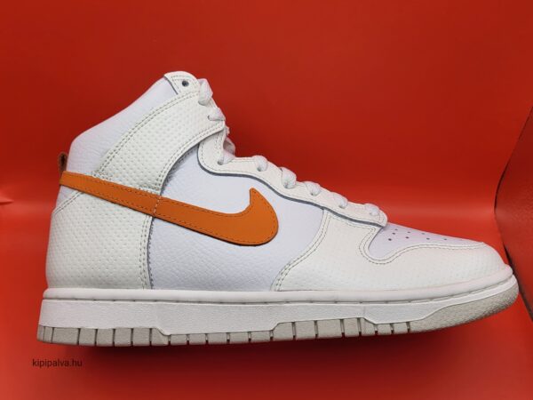 Nike Dunk High "White/ MagmaOrange" - Image 7