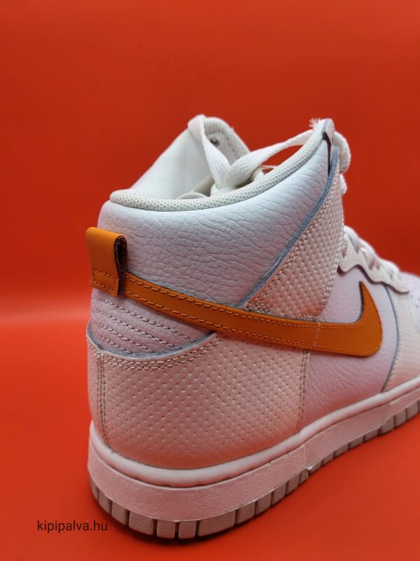 Nike Dunk High "White/ MagmaOrange" - Image 6