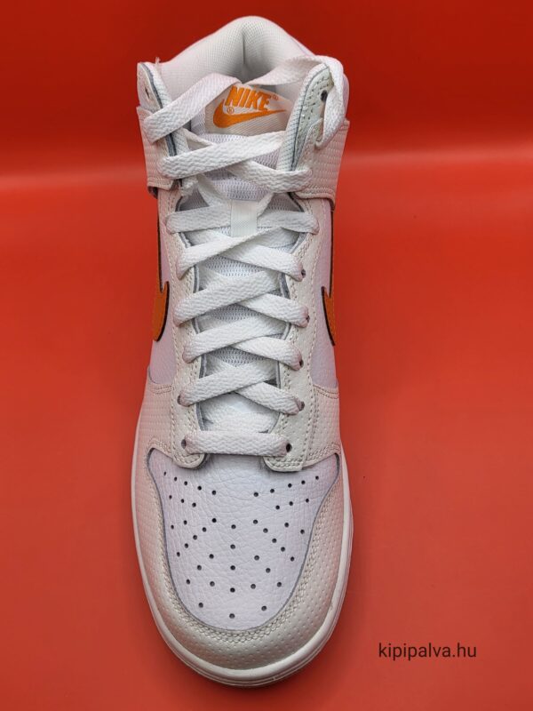 Nike Dunk High "White/ MagmaOrange" - Image 4