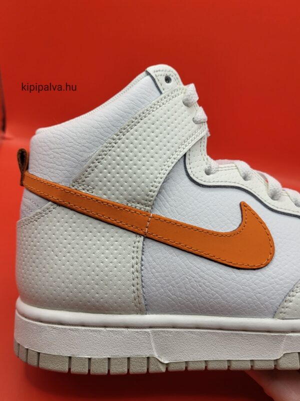 Nike Dunk High "White/ MagmaOrange" - Image 3