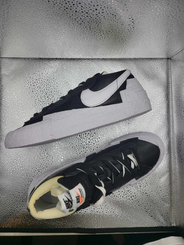 Sacai x Nike Blazer Low  'Black Patent' - Image 2