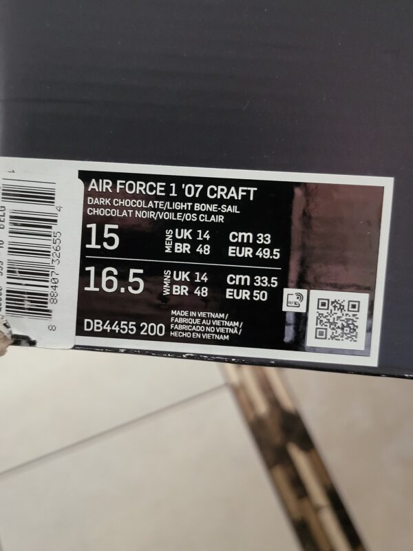 Nike Air Force 1 Low '07 Craft Dark Chocolate - Image 15