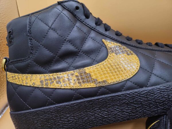 Supreme x Nike SB Blazer Zoom Mid QS 'Black Snakeskin' - Image 8