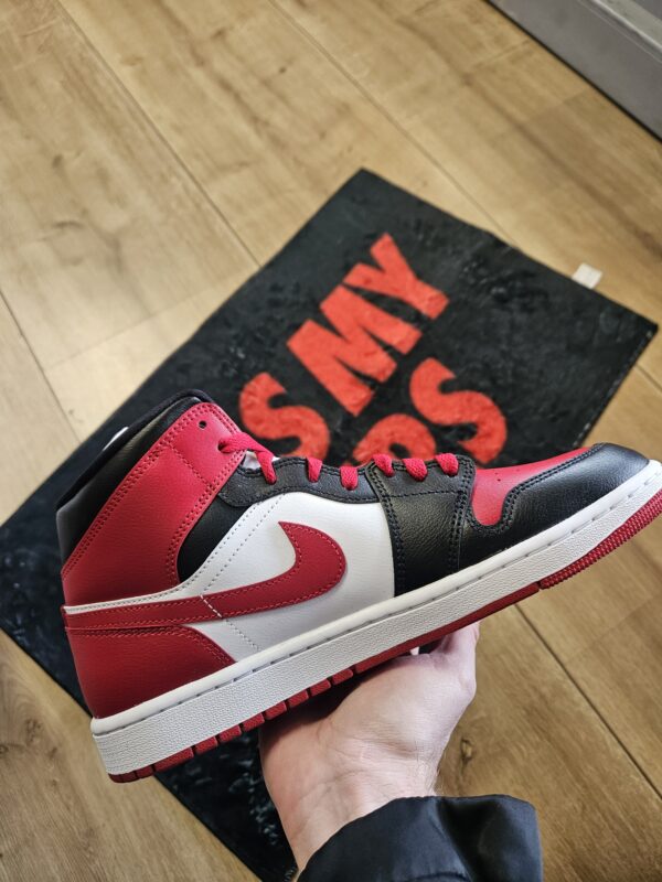 Air Jordan 1 Mid "Alternate Bred Toe" - Image 7