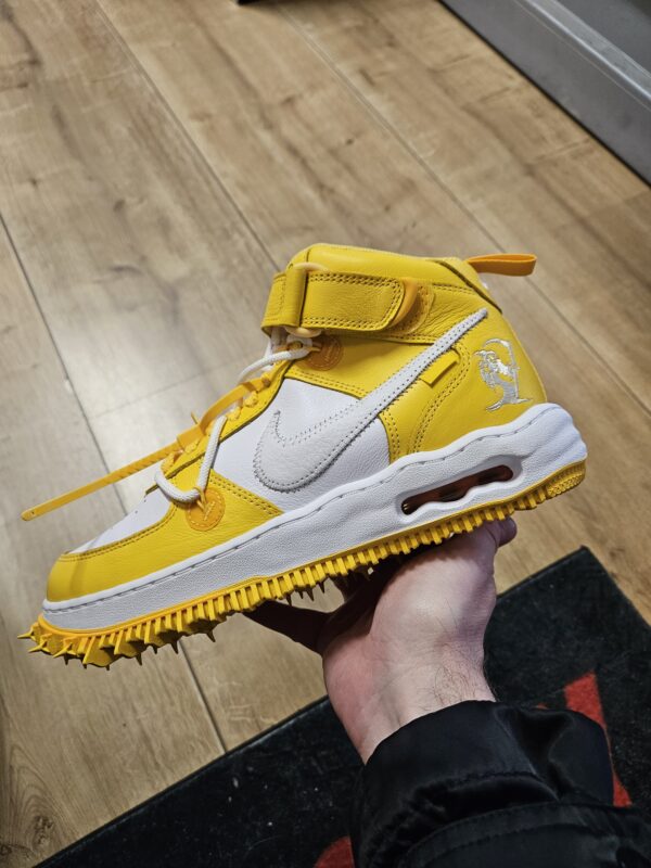 Nike Air Force 1 Mid X Off White SP LTHR "Varsity Maize"