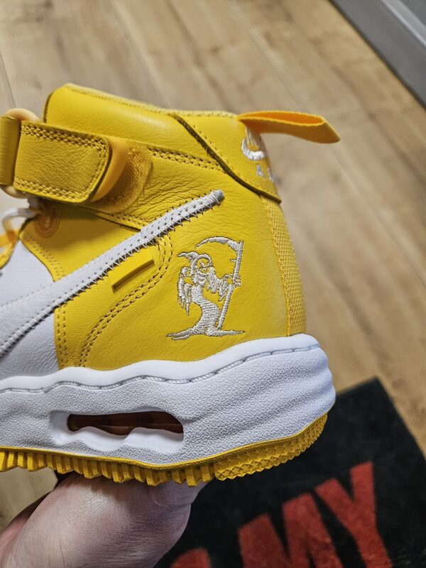 Nike Air Force 1 Mid X Off White SP LTHR "Varsity Maize" - Image 3