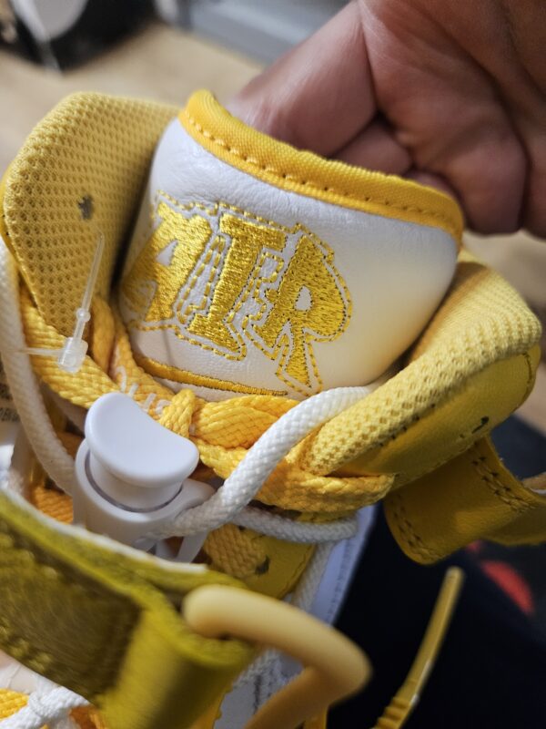 Nike Air Force 1 Mid X Off White SP LTHR "Varsity Maize" - Image 5
