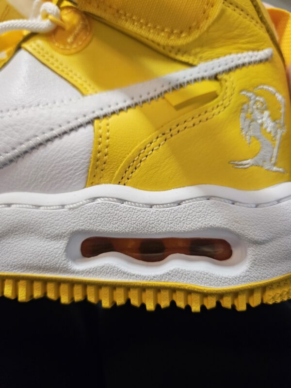 Nike Air Force 1 Mid X Off White SP LTHR "Varsity Maize" - Image 9