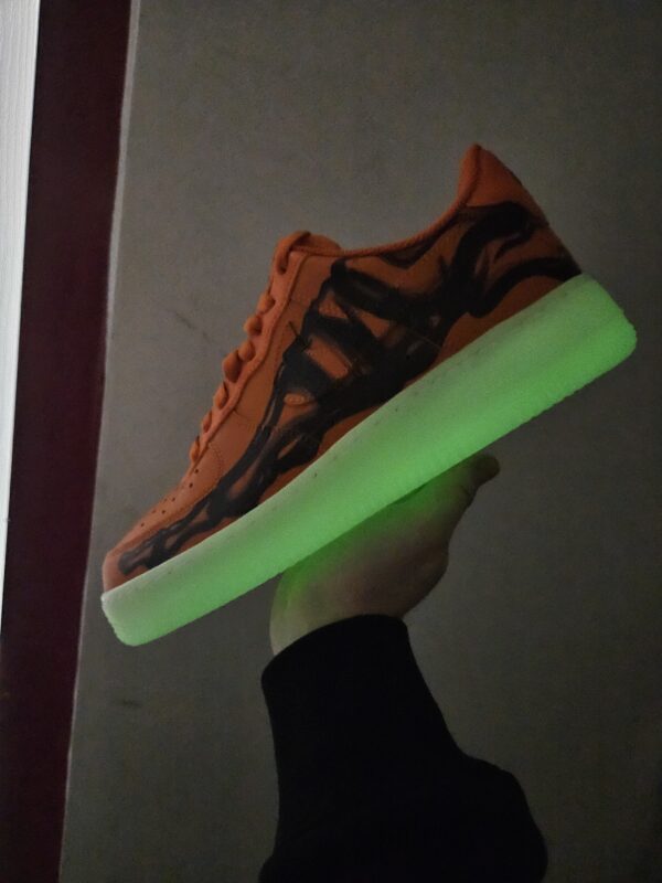 Nike Air Force1 '07 Skeleton Halloween QS - Image 12