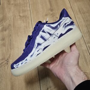 NIKE AIR FORCE 1 LOW '07 QS PURPLE SKELETON HALLOWEEN