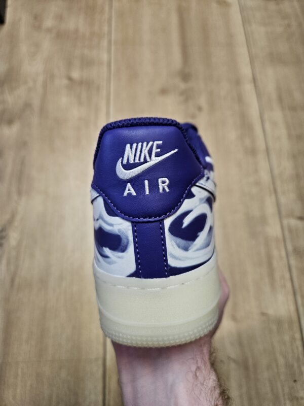 NIKE AIR FORCE 1 LOW '07 QS PURPLE SKELETON HALLOWEEN - Image 3