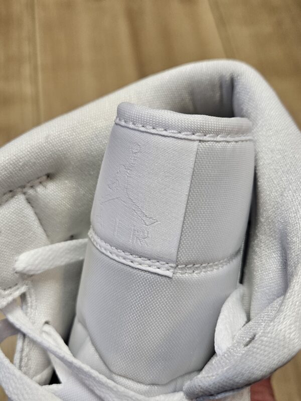 Air Jordan 1 Mid "Triple White" - Image 8