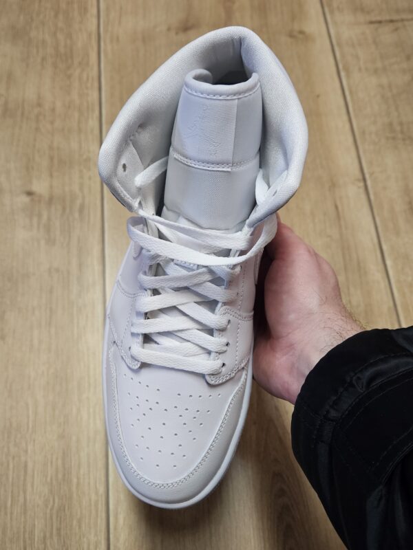 Air Jordan 1 Mid "Triple White" - Image 7
